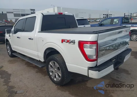 2021 Ford F-150 Platinum из США, поврежденный, VIN 1FTFW1E81MFC87350
